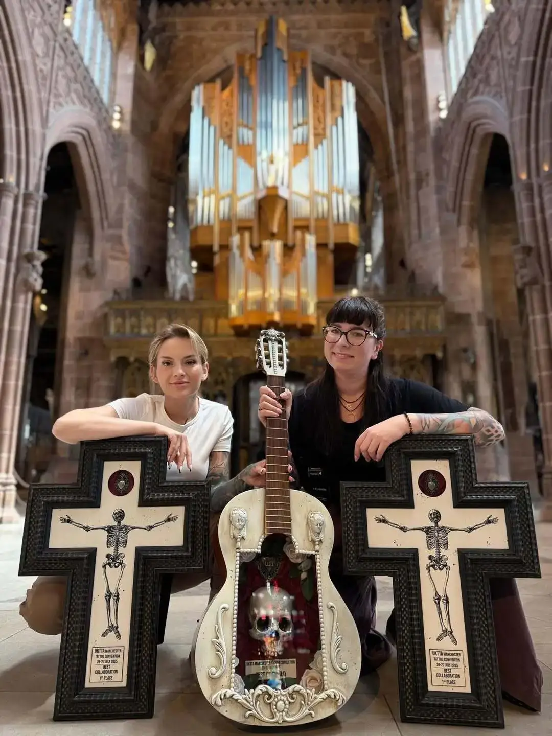 Tattoo being judged on stage