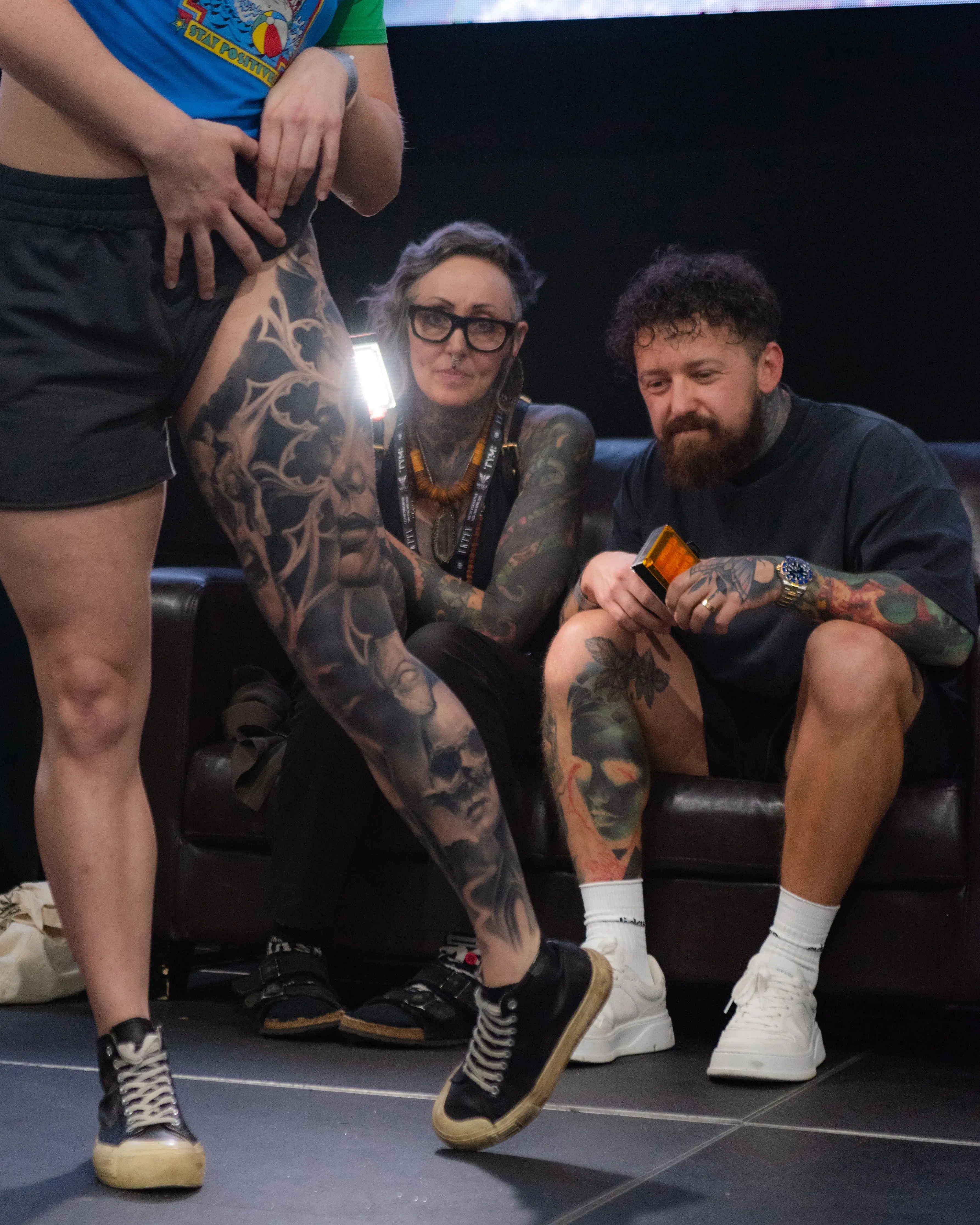 Crowd watching competition