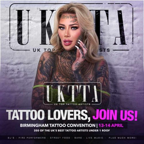 UKTTA Tattoo Convention Birmingham 2024 Join Us Image